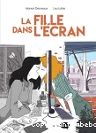 La fille dans l'écran