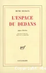 L'espace du dedans