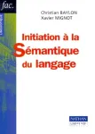 Iniciation à la sémantique du langage