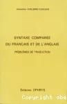 Syntaxe comparée du français et de l'anglais