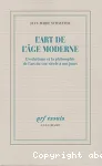 L'art de l'âge moderne