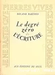 Le degré zéro de l'écriture